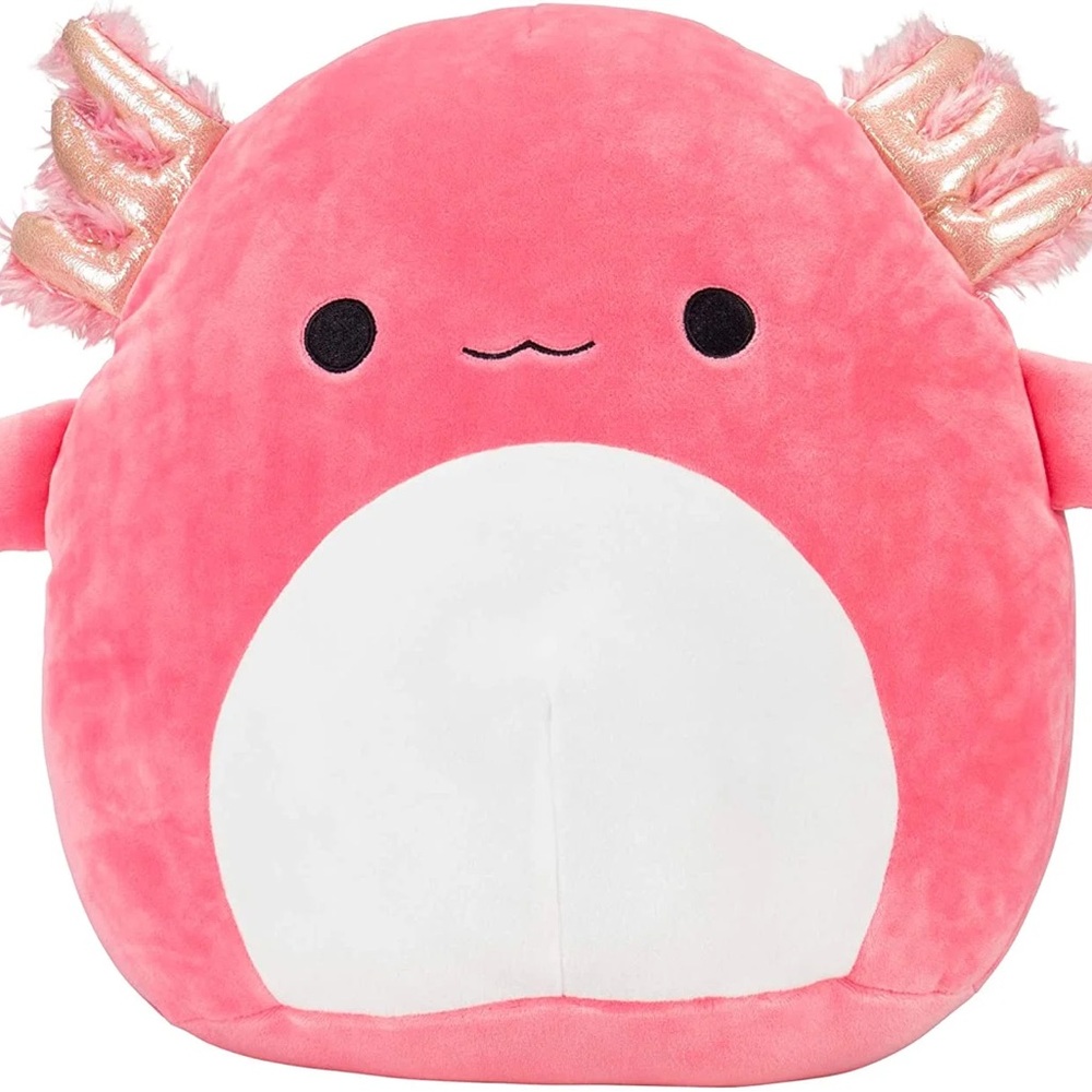 12” Squishmallow Archie hot Pink Axolotl Plush